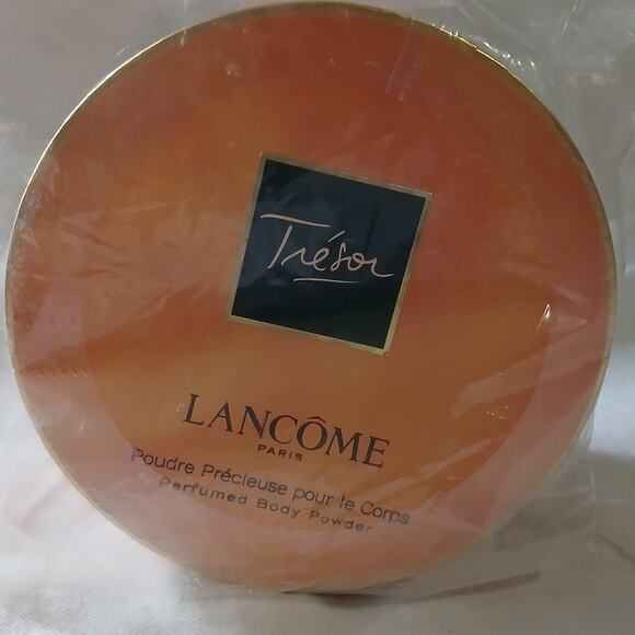 Rare Sealed NIB Lancome Paris Tresor perfumed Body Powder 3.25 oz Discontinued - Picture 2 of 5